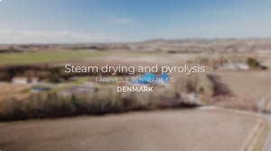 Steam drying pyrolysis